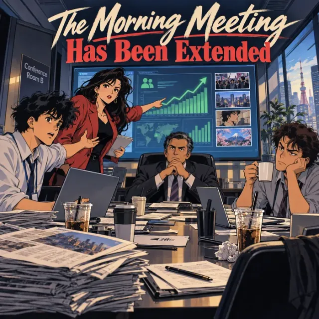 Cover art for the album The Morning Meeting Has Been Extended